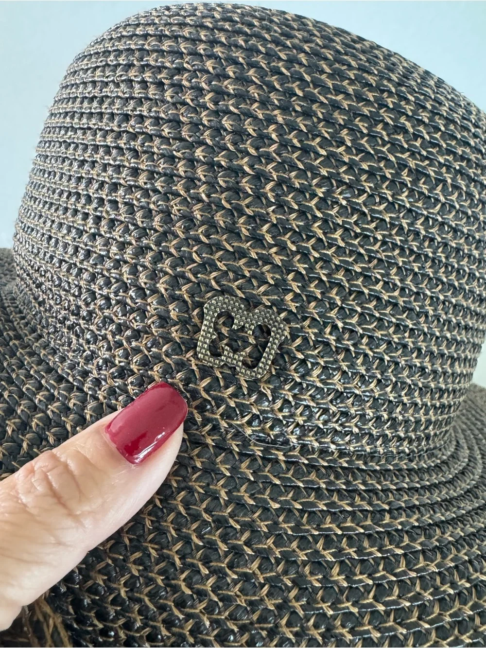 Eric Javits Brown Wide-Brim Straw Sun Hat - Picture 13 of 14
